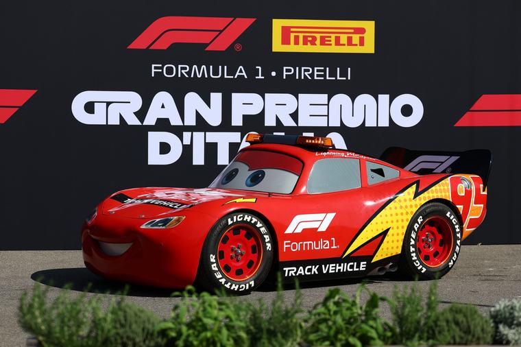 ‘Kachow’ en el templo de la velocidad. El Rayo McQueen será el safety car de la Fórmula 1 en Monza