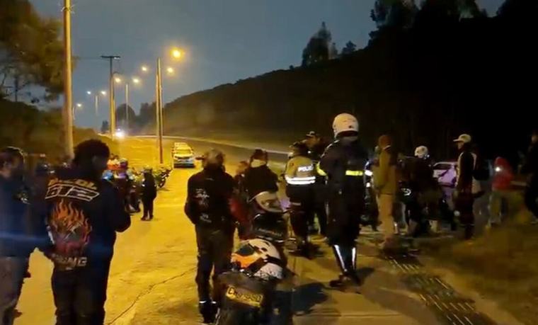 ‘Piques’ ilegales en Soacha: autoridades intervienen Ciudad Verde e inmovilizan motocicletas
