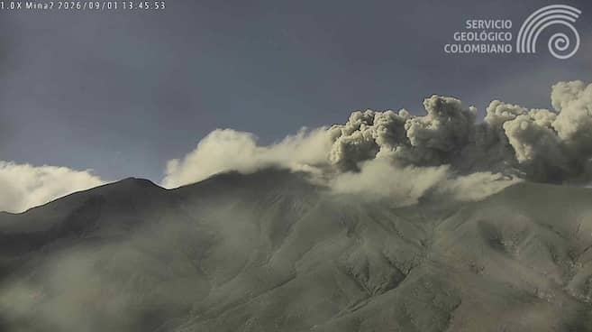 ¿Cuáles son los municipios en zona de amenaza alta si hace erupción el volcán Puracé?