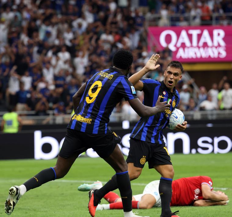 Inter de Milán 3, Napoli 2: Lautaro sentencia una batalla de campeones