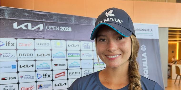 Emanuela Lares: una novata presente en el torneo Kia Open W125 Barranquilla 2026