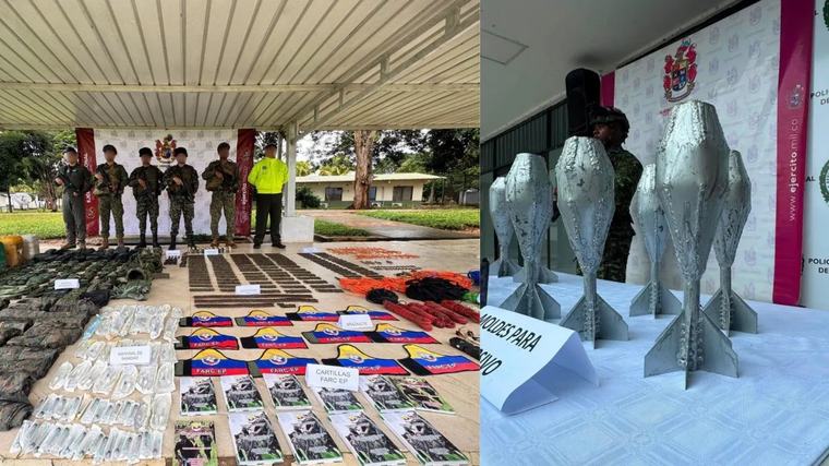 Ejército golpea estructuras armadas y economías ilegales: 273 capturas, 59.070 municiones y casi ocho toneladas de cocaína incautadas