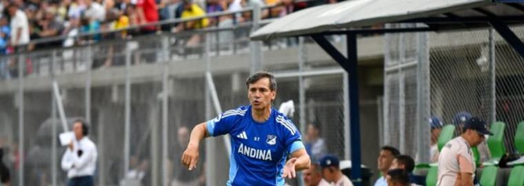 Estas fueron las estadísticas de Fabián Bustos como DT de Millonarios: partidos, derrotas y más