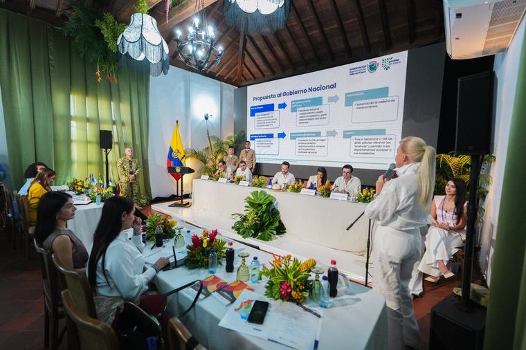 Gobernadores se reunieron con presidente De la Espriella y elevaron peticiones regionales
