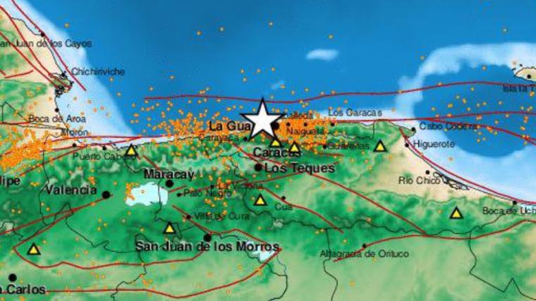 Temblor hoy en Venezuela: reportan sismo de magnitud 4,0 en La Guaira, Venezuela, este martes 18 de agosto