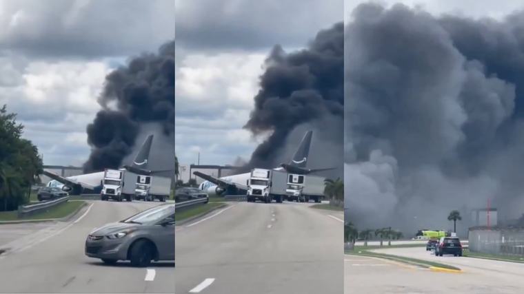 Al menos cinco muertos tras estrellarse un avión de Amazon cerca del aeropuerto de Miami
