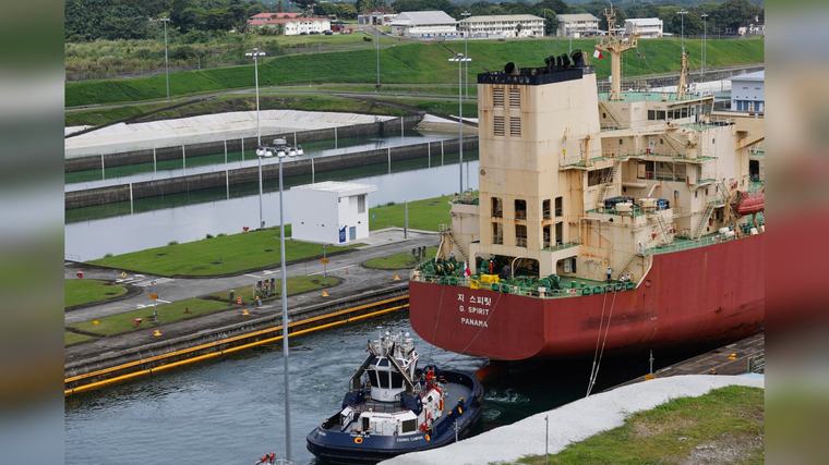 El Canal de Panamá aplica la primera restricción de tránsitos de 2026 por la sequía asociada al fenómeno de El Niño