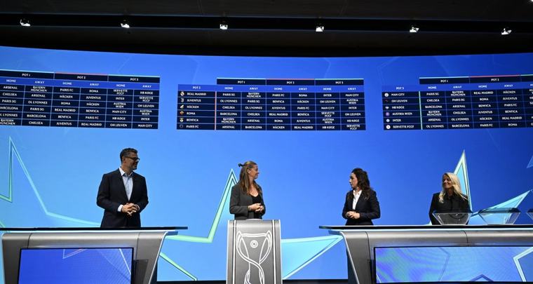 Linda Caicedo y Mayra Ramírez ya conocen sus rivales en la Champions League Femenina 2026-27