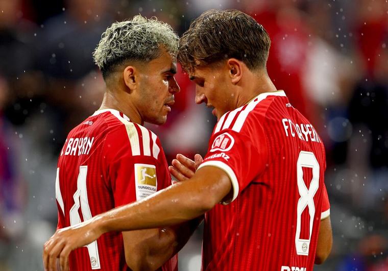 Bayern Múnich no pasó del 0-0 contra Schalke 04: Luis Díaz, titular y jugó todo el partido
