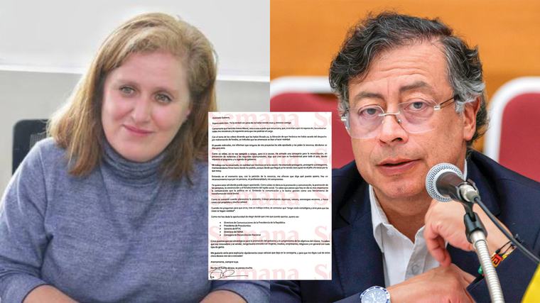 La dura carta de Eva Ferrer a Gustavo Petro en la que habla de supuestas amenazas del catalán Manel Grau: “Vino a casa a pedir que renunciara”