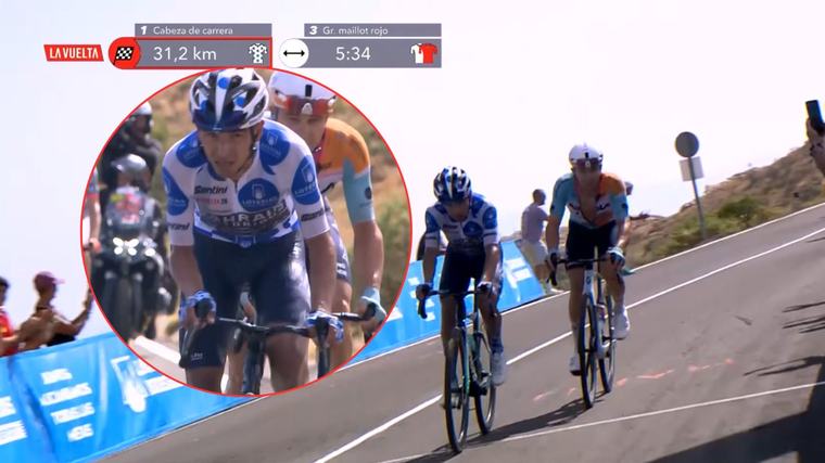 Magistral día de Santiago Buitrago en la Vuelta a España: es aplaudido y domina la montaña