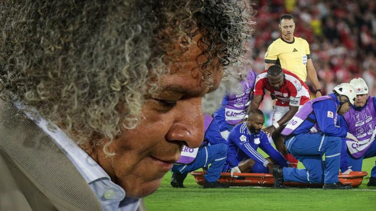 Millonarios sufre: Alberto Gamero es recibido con fractura de figura y será baja por meses