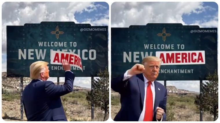Trump desata polémica al sugerir el cambio de nombre de un reconocido estado de EE. UU.