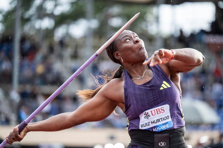 Flor Denis Ruiz conquistó el bronce en la Liga Diamante y clasificó al Mundial de Beijing