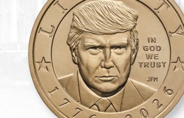 Moneda de Trump desata polémica en EE. UU.: así es la pieza de un dólar que desafía una prohibición federal