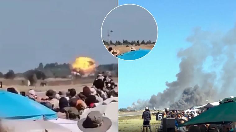 Video | Exhibición aérea termina en tragedia: avión militar se estrella y explota en una base en Grecia; los dos pilotos murieron