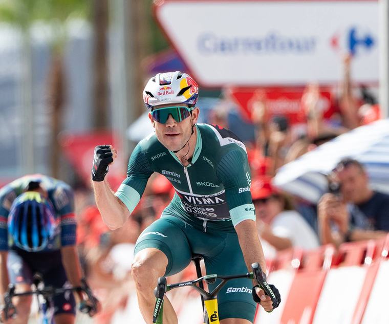 Wout Van Aert ganó la etapa 15 de La Vuelta a España; el colombiano Santiago Buitrago es líder de la montaña y Mas comanda la carrera