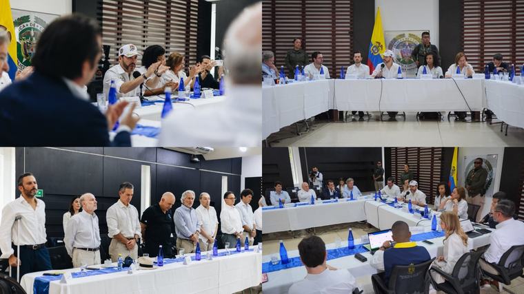 Presidente Abelardo De La Espriella llegó a Quibdó con los empresarios que apoyarán la reconstrucción tras el terremoto