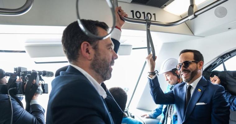 De la Espriella visitó el Metro de Bogotá y prometió cooperar para construir las líneas 2 y 3